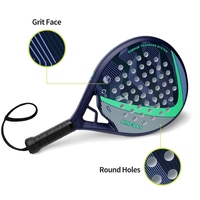 Raquette de padel en fibre de carbone, raquette de sport professionnelle, design personnalisé, OEM, vente en gros pour les joueurs adultes et l'entraînement.