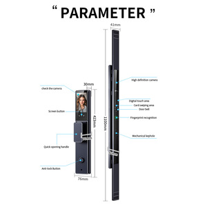 Cerradura Inteligente para Puerta HanDaily con Videoportero, Monitoreo, Reconocimiento Facial 3D, Huella Dactilar, Cámara y Control por Tuya - Product Image 6