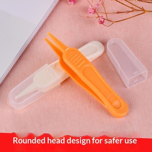 Pinzas para la Mucosidad <span class=keywords><strong>Nasal</strong></span> del Bebé, Pinzas de Limpieza para el Cuidado Diario del Bebé, Pinzas de Punta Redonda - Product Image 4