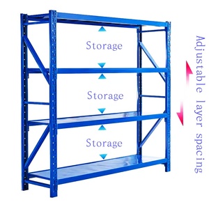 Fabricant d'étagères Guanghong rayonnage à usage moyen 200/300/500kg étagères en acier de stockage de longue portée pour système d'étagères d'entrepôt - Product Image 3