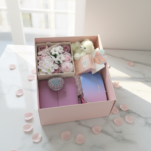 Scatola Regalo di Lusso Pieghevole Magnetica Personalizzata per Damigelle, Confezione in Cartone per Regali di Nozze, Produzione Cinese - Product Image 6