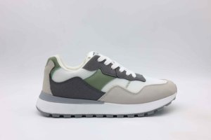 Nouvelles chaussures de sport décontractées légères en maille respirante antidérapantes pour hommes, chaussures de course à semelle épaisse, motif à carreaux - Product Image 3
