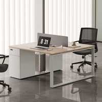 Escritorio de Oficina Modular de Lujo con Estructura Metálica y Mesa de Oficina con Muebles de Oficina de Primera Calidad