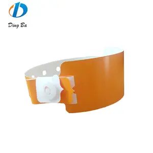 Cheap CMYK Printing Logo Bracelets Custom Disposable PE Wristband Vinyl Wristbands For Events Club Festival