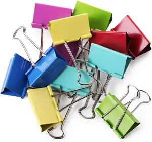 X Large Size Color Binder Clips Clamps For Office Home School