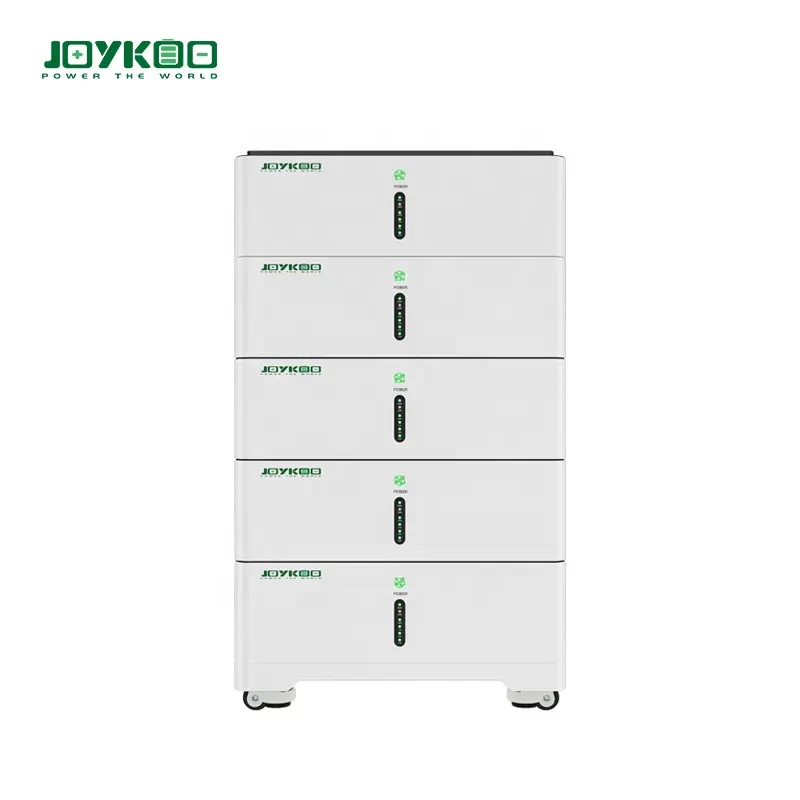 JOYKOO ESS5000S 48/51.2V 5KWh 15KWh best selling LiFePO4 inverter lithium ion battery for Solar hydrid system