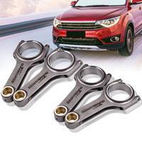 MaXpeedingrods 6 pièces H-beam Racing Bielles pour Audi VW Golf R32 A3 3.2L VR6 24v alésage 84mm avec boulons ARP 2000