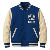 Veste universitaire unisexe de haute qualité, coupe-vent, respirante, décontractée, hiver, brodée, fermeture à boutons, vente en gros
