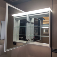 Miroir intelligent à écran tactile avec lumière LED Miroir lumineux intelligent magique pour salle de bain