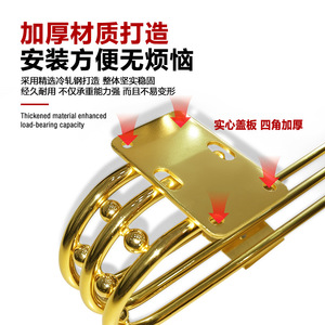Soporte para Patas de Sofá Wansheng de 12 cm, Color Oro Titanio, Moderno, Simple, Decorativo, Reforzado con Acero, con Cuentas Soldadas, para Uso Doméstico - Product Image 4