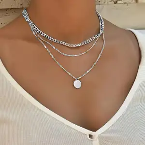 Collane di gioielli di moda vera perla barra magnetica con targa Moissanite cubana conchiglia cubica Zirconia Tennis stella Minimal collana