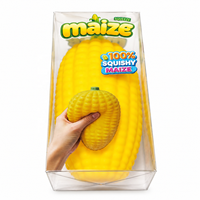 Jouet géant réaliste en forme de maïs, jouet sensoriel anti-stress en TPR à remontée lente, doux à presser, 19,6 cm
