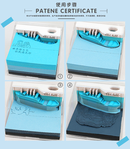 Ghi Chú Tự Làm Titanic 3D Stick Ghi Chú Ghi Nhớ Miếng Dán Tiện Lợi Thành Phố Sáng Tạo Ghi Chú Bài Viết Đêm - Product Image 6