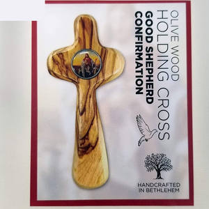 Croix en <span class=keywords><strong>bois</strong></span> d'olivier carte poche jésus Christ église artisanat religieux pour <span class=keywords><strong>prêtre</strong></span> - Product Image 3
