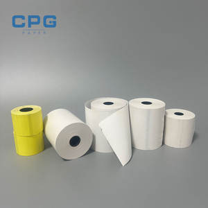 Rollos de Papel Térmico al por Mayor para Fabricantes, 55gsm, para Gasolineras, Estacionamientos, Casilleros Express, Rollos de Papel para Recibos - Product Image 1