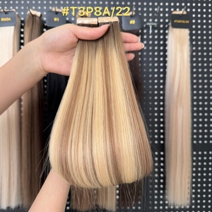 Extensions de cheveux à bandes adhésives régulières <span class=keywords><strong>ou</strong></span> injectées de haute qualité, extensions de cheveux humains invisibles à bandes adhésives - Product Image 3