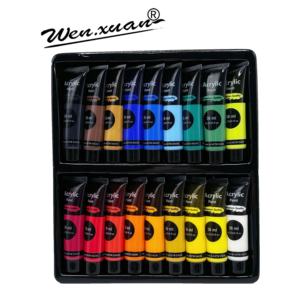 アクリル絵の具セット18色36mlアクリル絵の具10個入りアートサプライヤー - Product Image 4