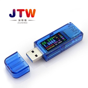 JTW AT35 USB <b>Battery</b> Capacity <b>Tester</b> 0-24V Voltage Current Meter For Li-ion <b>Battery</b> Testing - Product Image 1