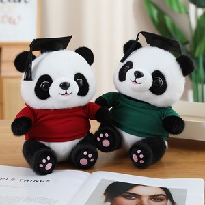 Peluche <span class=keywords><strong>Panda</strong></span> de la Saison des Diplômes, Ours <span class=keywords><strong>Docteur</strong></span> en Peluche, Cadeau de Remise de Diplôme Personnalisable avec Impression du Logo Scolaire en Polyester - Product Image 3