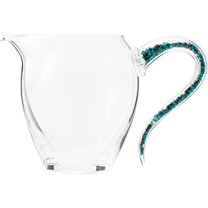 Tazza in Vetro Cristallo Turchese per Uso Domestico, Resistente al Calore, con Manico a <span class=keywords><strong>Becco</strong></span> d'Aquila, Resistente alle Alte Temperature, Stile Nazionale - Product Image 5