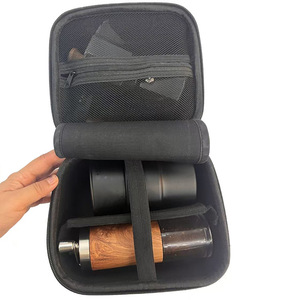 <b>Coffee</b> <b>Gift</b> Set Travel Portable Case With Grinder Moka Pot And Cups For Outdoor Use - Product Image 2