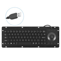 Clavier tactile industriel étanche, anti-poussière et antistatique, à montage encastré pour armoire médicale et kiosque