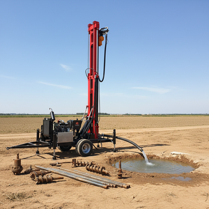 Plataforma de Perforación de Pozos de Agua Diésel Sobre Ruedas Totalmente Automática Máquina de Perforación de Agua Hidráulica de Gran Calibre - Product Image 5