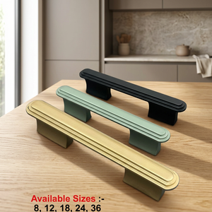 Modern Stainless Steel Cabinet Bar Handles Minimalist Design Black <b>Gold</b> Silver Bronze Kitchen Furniture <b>Drawer</b> <b>Pulls</b> Durable - Product Image 3