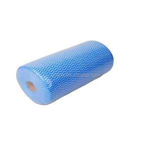 Lingettes paresseuses écologiques en Viscose et Polyester, lingettes de cuisine <span class=keywords><strong>jumbo</strong></span> en rouleau - Product Image 3