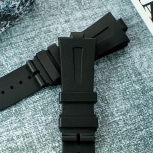 Correa de <span class=keywords><strong>reloj</strong></span> de silicona suave para <span class=keywords><strong>Vacheron</strong></span> <span class=keywords><strong>Constantin</strong></span> OVERSEAS p47040 47450 49150 VC Correa de goma - Product Image 6