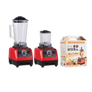 2022 New Fresh Fruit Juice Blender Kitchen Heavy Duty 2 in 1 4500w Silver Crest Commercial Electric Mixer Blender Machine