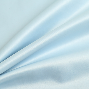75Dx150D haute qualité de peau de pêche de polyester de satin de <span class=keywords><strong>soie</strong></span> polyester satin imprimé tissu de satin de mariée par la cour pour uniformes blancs - Product Image 4