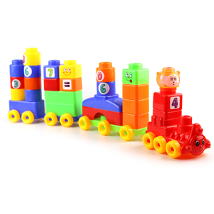 Ensemble de grands blocs de construction en plastique avec sac STEM Jouets éducatifs de bricolage Jouets d'apprentissage préscolaire pour enfants Jouets de construction pour garçons et filles - Product Image 5