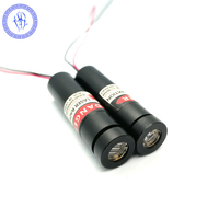 Module Laser, Angle de ventilateur à 120 degrés ligne rouge réglable 650nm 5mW 3-5v classe 2M