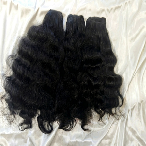Extensions de cheveux indiens vierges Remy 100 % non traités, qualité supérieure, ondulation profonde, double trame, 100 g - Product Image 1