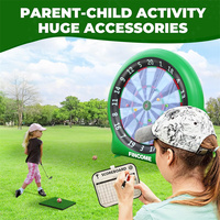 Nouveau PVC gonflable jouet golf jeu de fléchettes arrière-cour football cible cour jeu jeu de fléchettes