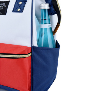 Mommy Bag Color Blocking Water Repellent Large Capacity For Outings - Product Image 4