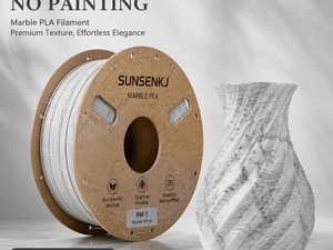เส้นพลาสติก PLA สำหรับเครื่องพิมพ์ 3 มิติ ลายหินอ่อน 8 สี สำหรับตกแต่งสถาปัตยกรรม ใช้ได้กับ Bambu Lab และ Creality - Product Image 1