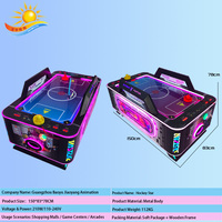 Table de hockey sur air professionnelle en métal de qualité All-Star, machine de jeu d'arcade sportive à monnayeur avec écran LED, garantie 1 an