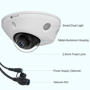 Caméra IP PoE 4COVR 6MP avec capteur Sony, mini caméra réseau couleur anti-vandalisme, Plug & Play, double éclairage couleur, caméra de sécurité CCTV - Product Image 5