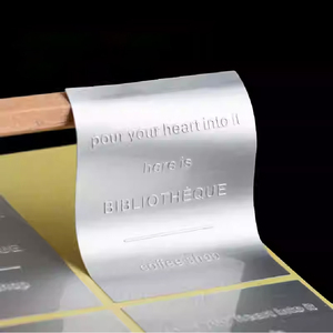 <strong>Custom</strong> Metallic Logo Labels Tamper-Evident Adhesive <strong>Sticker</strong> <strong>Printing</strong> with Residue Lettering After <strong>Removal</strong> - Product Image 1