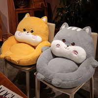 Sofá cama de animales de dibujos animados con diseño de oso al por mayor, sofá cama con asiento de animales de peluche divertidos y esponjosos