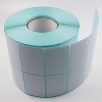 Rouleau d'étiquettes d'expédition thermosensibles Double Tree 4x6 en papier thermique brillant ECO, résistant à l'alcool, dédié aux entrepôts frigorifiques