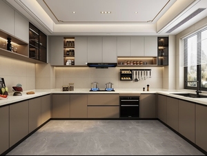 Mobili da Cucina Modulari in Stile Moderno in Offerta, Set Completi con Armadi e Cassetti Pronti per il Montaggio, Realizzati in Legno - Product Image 5