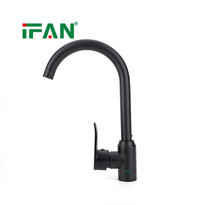 <span class=keywords><strong>Robinet</strong></span> de <span class=keywords><strong>cuisine</strong></span> IFAN en acier inoxydable 201 de haute qualité, raccords de salle de bain à grand rayon de courbure, 1/2 po - Product Image 4