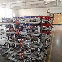 Barra de Luces Halógenas Roja y Azul, Barra de Luces LED Giratoria Estroboscópica para Automóvil de 46 Pulgadas