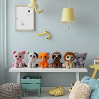 Fabricant de jouets en peluche personnalisés doux (porc, veau, tigre, paresseux, lion, éléphant) – Poupées en peluche OEM pour enfants