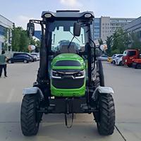 Tracteur agricole 4x4 50 CV de Chine, équipé d'un moteur Euro V ; certifié COC et homologué pour la circulation routière.