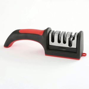 Afilador de Cuchillos Manual Creativo, Profesional y Ecológico de Acero de Tungsteno y Cerámica, Grano Grueso, para Afilar y Pulir, en Stock - Product Image 3