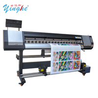 Impresora UV de Gran Formato YINGHE de 1.8m, Impresión Automática de Inyección de Tinta, Doble Cabezal, Alta Velocidad para Exhibición en Exteriores, Disponible en Almacén en el Extranjero